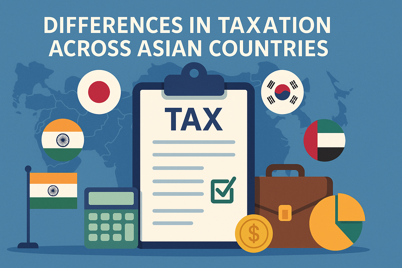 Differences in taxation across Asian countries